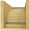 Ekena Millwork 9"W x 18"D x 9"H Wide Hughes Rough Cedar Woodgrain TimberThane Corbel, Primed Tan CORUR09X18X09HUGRCPR - alternate 2